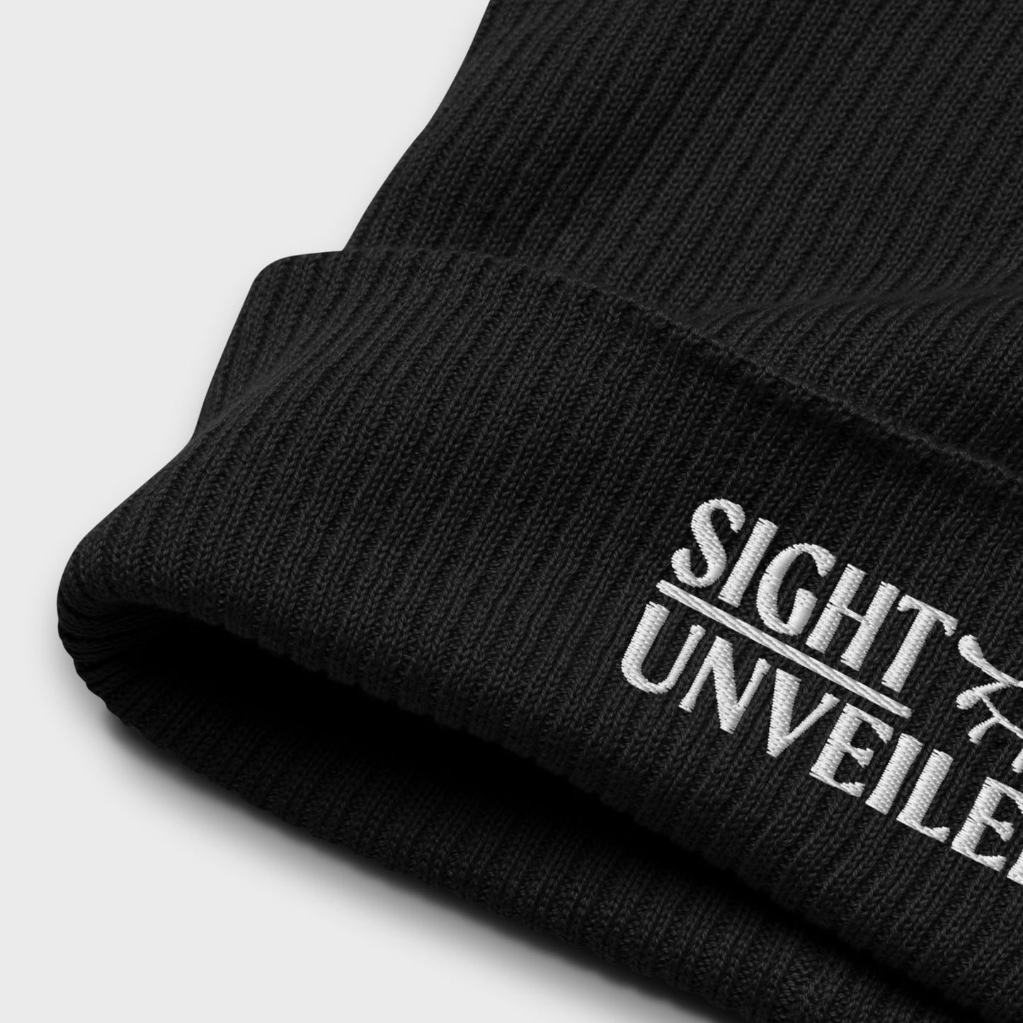 RIBBED BEANIE | BLACK